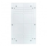 Щит навесной комбинированный EKF Unix (2х18м+1 монтажная плата) 4 габарит прозрачная дверь IP41 (электрический шкаф)