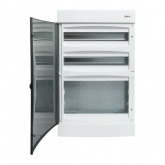 Щит навесной комбинированный EKF Unix (2х18м+1 монтажная плата) 4 габарит прозрачная дверь IP41 (электрический шкаф)