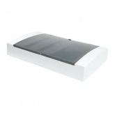 Щит навесной комбинированный EKF Unix (2х18м+1 монтажная плата) 4 габарит прозрачная дверь IP41 (электрический шкаф)