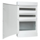 Щит навесной комбинированный EKF Unix (2х18м+1 монтажная плата) 4 габарит белая дверь IP41 (электрический шкаф)