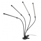 Светильник для растений на прищепке ЭРА FITO-40W-АLED-RB красно-синего спектра 40 Вт чёрный