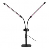 Настольный светильник для растений ЭРА FITO-20W-АLED-Ra-USB полного спектра 20 Вт черный