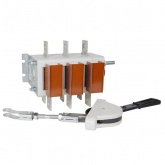 Рубильник реверсивный КЭАЗ ВР32-39 А71240 630А 3П несъемная рукоятка дугогасительная камера (выключатель нагрузки)