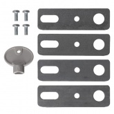 Щит учета антивандальный навесной TDM ЩУ-0-2 400х300х170 мм GRP IP65 IK09 -50С/+70С