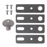 Щит учета антивандальный навесной TDM ЩУ-0-3 500х350х170 мм GRP IP65 IK09 -50С/+70С