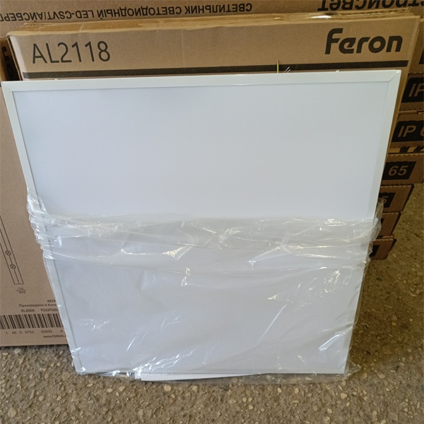 Аварийный светодиодный светильник квадратный 595*595 накладной и встраиваемый в армстронг с блоком бап