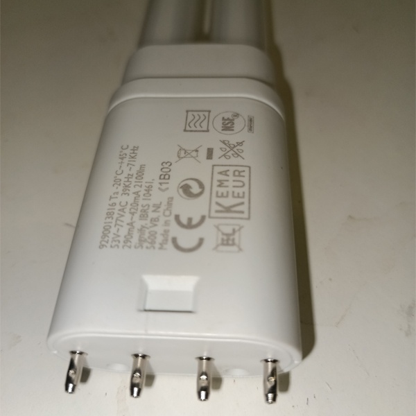 Светодиодная лампочка Филипс PLL HF с цоколем 2G11, мощностью 7 (18) Ватт, теплый белый свет