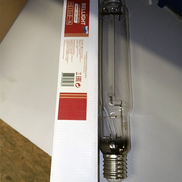 Газоразрядная натриевая лампа высокого давления мощностью 1000 Вт с цоколем E40