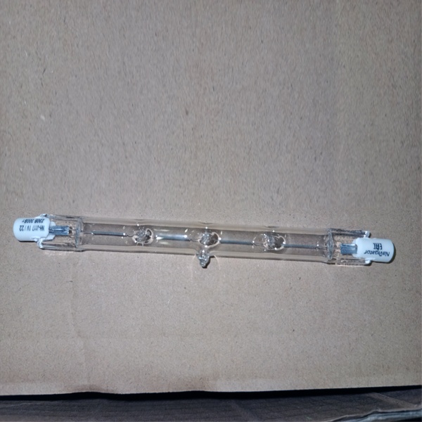 Галогенная линейная прозрачная лампочка Навигатор с цоколем R7s, мощностью 300 Ватт