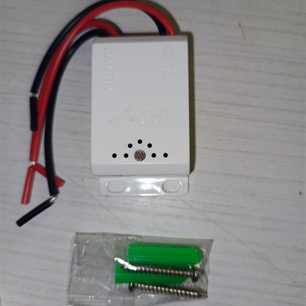 Выключатель энергосберегающий ВА-12 Actey (Актей) оптико-акустический регулируемый для ламп накаливания, компактных люминесцентных и светодиодных ламп