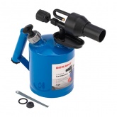 Паяльная лампа Rexant ПЛ-1,5 работает на бензине или керосине 1,5 литра