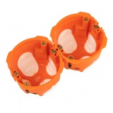 Коробка установочная ЭРА KUU-71-65-unibox оранжевая универсальная 71х65мм UniBox для твердых и полых