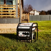 Генератор инверторный Kranz KR2500IO 2,5кВт 230В 7л IP44 открытый корпус, ручной стартер