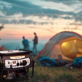 Генератор бензиновый Kranz KR9000EA 9,0кВт 230В 25л IP23 коннектор автоматики, электростартер