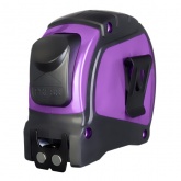 Рулетка Ermenrich Reel SQ80, длина полотна 8м, ширина полотна 25мм, фиолетовый