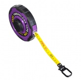 Рулетка Ermenrich Reel SR20, мерная лента, длина полотна 20м, ширина полотна 15мм, фиолетовый