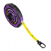 Рулетка Ermenrich Reel SR30, мерная лента, длина полотна 30м, ширина полотна 15мм, фиолетовый