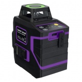 Лазерный уровень Ermenrich PRO LV40, 8 линий, цвет лазера зеленый, диапазон до 30 м, фиолетовый