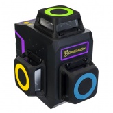 Лазерный уровень Ermenrich PRO LV50, 12 линий, цвет лазера зеленый, диапазон до 30 м, фиолетовый