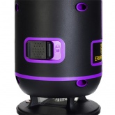 Лазерный уровень Ermenrich PLUS LN20, 4 линии, цвет лазера зеленый, диапазон до 30 м, фиолетовый