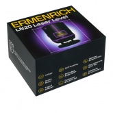 Лазерный уровень Ermenrich PLUS LN20, 4 линии, цвет лазера зеленый, диапазон до 30 м, фиолетовый