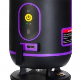 Лазерный уровень Ermenrich PLUS LN20, 4 линии, цвет лазера зеленый, диапазон до 30 м, фиолетовый