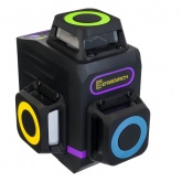 Лазерный уровень Ermenrich PRO LV60, 12 линий, цвет лазера зеленый, диапазон до 30 м, фиолетовый