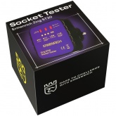 Тестер розеток Ermenrich Zing ST30, 230 В фиолетовый