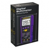 Цифровой мультиметр Ermenrich Zing TC20, вольтметр, амперметр, омметр и фарадометр, фиолетовый