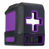 Лазерный уровень Ermenrich BASE LT10, 2 линии, цвет лазера красный, диапазон до 15 м, фиолетовый