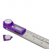 Цифровой угломер-линейка Ermenrich Verk DR30, фиолетовый