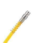 Шланг спиральный Kranz для компрессора, с быстросъемным соединением 5м