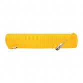 Шланг спиральный Kranz для компрессора, с быстросъемным соединением 15м