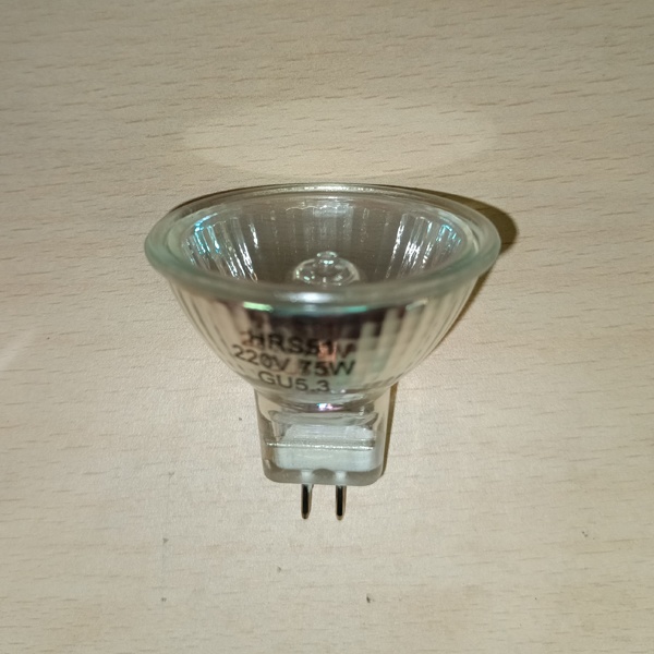 Галогенная лампочка акцентного освещения Фотон мощностью 35 Ватт с цоколем GU5,3, напряжением 220 Вольт