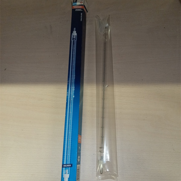 Линейная галогенная лампа длиной 334,4 мм Osram серии Haloline (4050300004198) под патрон Fa4 мощностью 2000 Ватт на 220 Вольт