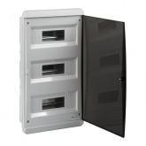 Щит пластиковый встраиваемый ЭРА COMFORT ЩРВ-П-36 (3х12) модулей IP40 прозрачная дверь