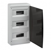 Щит пластиковый навесной ЭРА COMFORT ЩРН-П-36 (3х12) модулей IP41 прозрачная дверь