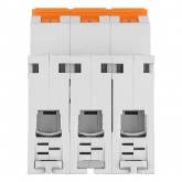 Выключатель автоматический TDM ВА47-100М 3Р  С80А 10кА 3 модуля