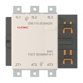 Контактор магнитный DKC DSC115-3C00A230 115А 55кВт (AC3) 220В AC