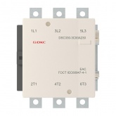 Контактор магнитный DKC DSC330-3C00A230 330А 160кВт (AC3) 220В AC