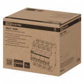 Выключатель автоматический TDM ВА47-100М 4Р  С80А 10кА 4 модуля