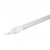 Светильник для растений, светодиодная линейная фитолампа ЭРА FITO-9W-Ra90-Т8+FITO-Holder IP65 2xG13