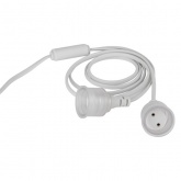 Светильник для растений, светодиодная линейная фитолампа ЭРА FITO-9W-Rb-Т8+FITO-Holder IP65 2xG13 9W