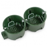 Коробка установочная Промрукав безгалогенная (HF) 68х45 подрозетник с саморезами (8шт/уп)