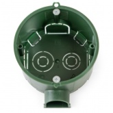 Коробка установочная Промрукав безгалогенная (HF) 68х45 подрозетник с саморезами (8шт/уп)