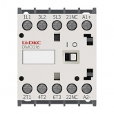 Миниконтактор DKC YON DMC016 16A 7,5кВт AC3 3P 1НО катушка 220В AC