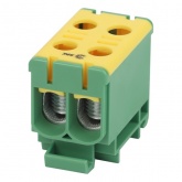 Клеммы силовые вводные КСВ ЭРА NO-224-139 двойная (KE66.3) 6-50 мм2 PE желтая/зеленая