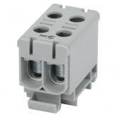 Клеммы силовые вводные КСВ ЭРА NO-224-137 двойная (KE66) 6-50 мм2 L серая