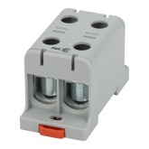 Клеммы силовые вводные КСВ ЭРА NO-224-140 двойная (KE67) 16-95 мм2 L серая