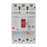 Автоматический выключатель DKC YON MGS160 3P 25,6-32A регулировка теплового расцепителя 36кА (автомат электрический)